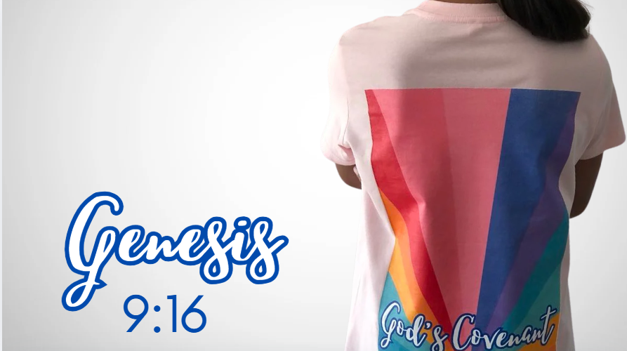 'Genesis 9:16' kids graphic tee from The Kids Armour Collection. 7TWENTYFOUR.